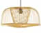 Vintiquewise Oval Bamboo Wicker Rattan Chandelier Hanging Light Fixture for Living Room, Dining Room, Entryway QI004237 - alternate 1